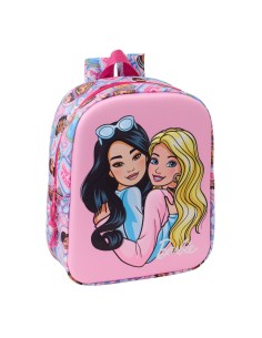 Sac à dos enfant Barbie Rose 22 x 27 x 10 cm 3D