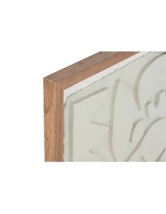 Cadre Home ESPRIT Beige Abstrait Scandinave 50 x 3 x 70 cm (2 Unités) 2