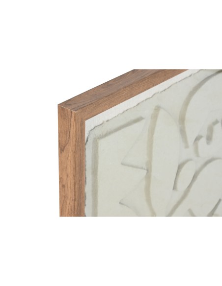 Cadre Home ESPRIT Beige Abstrait Scandinave 50 x 3 x 70 cm (2 Unités)