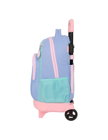 Cartable à roulettes Munich Mellow Bleu Rose Bleu ciel 33 x 45 x 22 cm