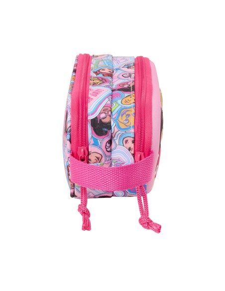 Trousse Fourre-Tout Double Barbie Rose 21 x 8 x 6 cm 3D