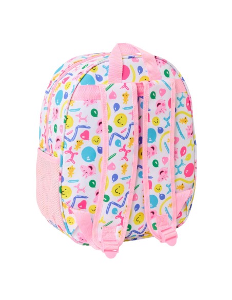 Sac à dos enfant Peppa Pig Bleu Blanc Rose 27 x 33 x 10 cm 3D