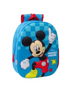 Sac à dos enfant Mickey Mouse Clubhouse Bleu 27 x 33 x 10 cm 3D