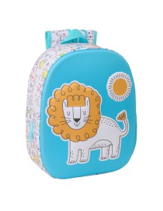 Sac à dos enfant Safta Bleu Blanc 27 x 33 x 10 cm 3D