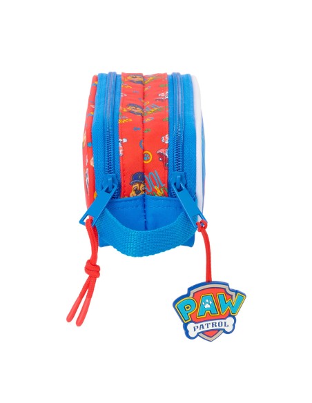 Trousse Fourre-Tout Double The Paw Patrol Cool Bleu Rouge 21 x 8 x 6 cm