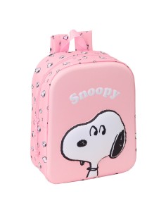 Sac à dos enfant Snoopy Rose 22 x 27 x 10 cm 3D