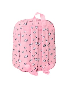 Sac à dos enfant Snoopy Rose 22 x 27 x 10 cm 3D 2