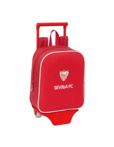 Cartable à roulettes Sevilla Fútbol Club Rouge 22 x 27 x 10 cm