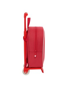 Cartable à roulettes Sevilla Fútbol Club Rouge 22 x 27 x 10 cm 2