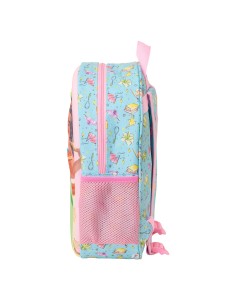 Sac à dos enfant Frozen Rose Bleu ciel 27 x 33 x 10 cm 3D 2