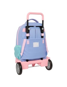 Cartable à roulettes Munich Mellow Bleu Rose Bleu ciel 33 x 45 x 22 cm 2