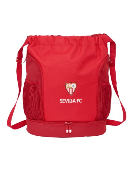 Sac à dos serré par des ficelles Sevilla Fútbol Club Rouge 35 x 40 x 1 cm