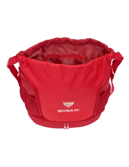 Sac à dos serré par des ficelles Sevilla Fútbol Club Rouge 35 x 40 x 1 cm