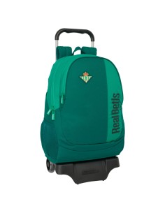 Cartable à roulettes Real Betis Balompié Vert 30 x 43 x 14 cm