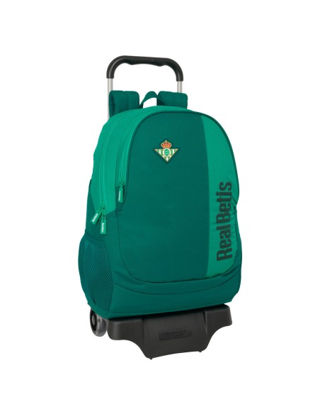 Cartable à roulettes Real Betis Balompié Vert 30 x 43 x 14 cm