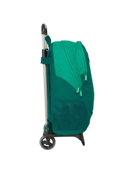 Cartable à roulettes Real Betis Balompié Vert 30 x 43 x 14 cm