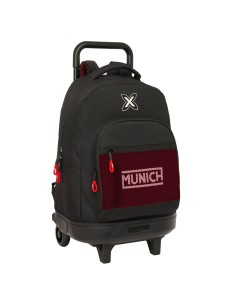 Cartable à roulettes Munich Vulcan Noir 33 x 45 x 22 cm