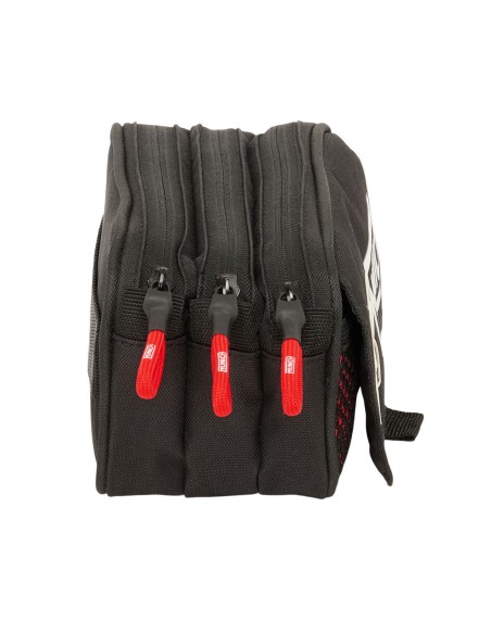 Trousse Fourre-Tout Triple Munich Vulcan Noir 21,5 x 10 x 8 cm
