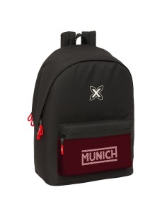 Cartable Munich +usb munich Noir 31 x 44 x 18 cm