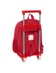Cartable à roulettes Sevilla Fútbol Club Rouge 28 x 34 x 10 cm 2