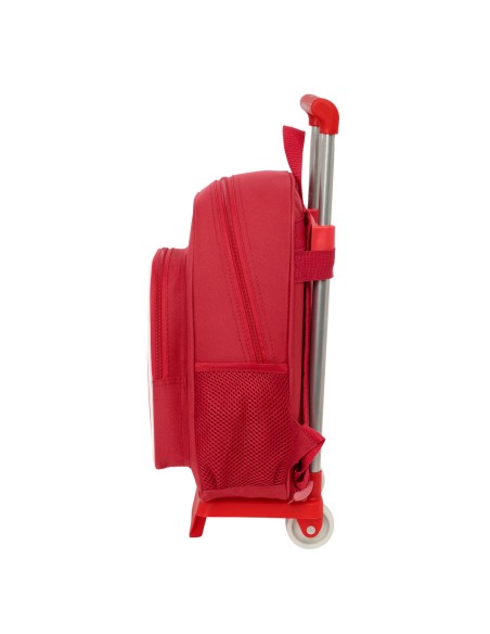 Cartable à roulettes Sevilla Fútbol Club Rouge 28 x 34 x 10 cm