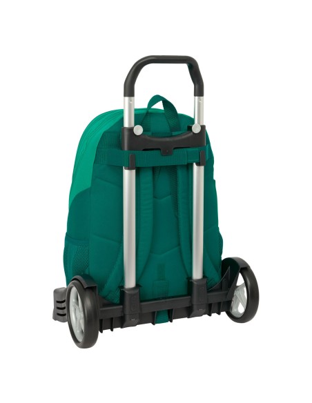 Cartable à roulettes Real Betis Balompié Vert 32 x 43 x 14 cm