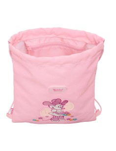 Sac à dos serré par des ficelles Minnie Mouse Baby Rose 26 x 34 x 1 cm 2