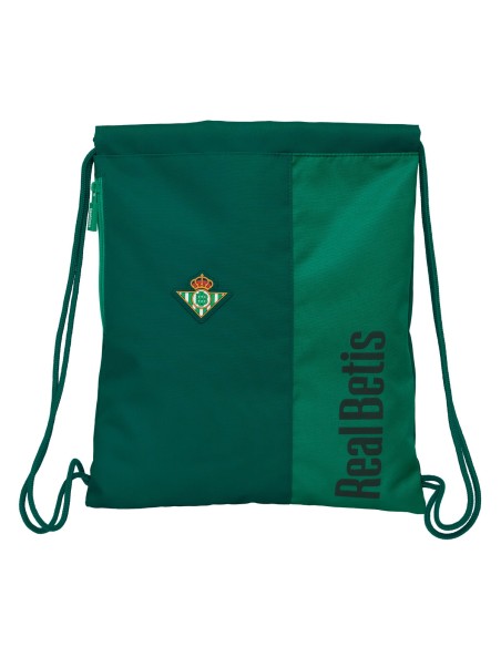Sac à dos serré par des ficelles Real Betis Balompié Vert 35 x 40 x 1 cm