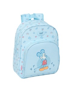 Sac à dos enfant Mickey Mouse Clubhouse Baby Bleu clair 28 x 34 x 10 cm