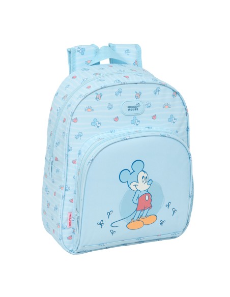 Sac à dos enfant Mickey Mouse Clubhouse Baby Bleu clair 28 x 34 x 10 cm
