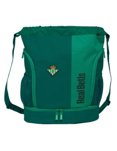 Sac à dos serré par des ficelles Real Betis Balompié Vert 35 x 40 x 1 cm