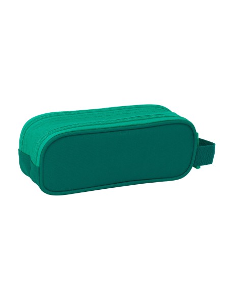 Trousse Fourre-Tout Double Real Betis Balompié Vert 21 x 8 x 6 cm