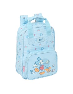 Sac à dos enfant Mickey Mouse Clubhouse Baby Bleu clair 20 x 28 x 8 cm