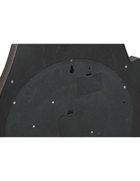 Horloge Murale Home ESPRIT Noir Argenté Fer