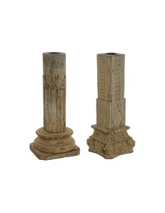 Figurine Décorative Home ESPRIT Marron Colonne 30 x 30 x 75 cm