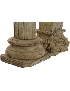 Figurine Décorative Home ESPRIT Marron Colonne 30 x 30 x 75 cm 2