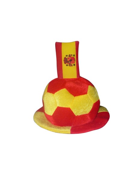 Bonnet Ballon de Football avec Drapeau Espagne en Relief