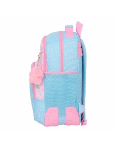 Cartable BlackFit8 Smile Bleu Rose 32 x 42 x 15 cm