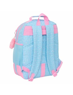 Cartable BlackFit8 Smile Bleu Rose 32 x 42 x 15 cm 2