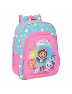 Cartable Gabby's Dollhouse Confetti Rose Turquoise 26 x 34 x 11 cm 2