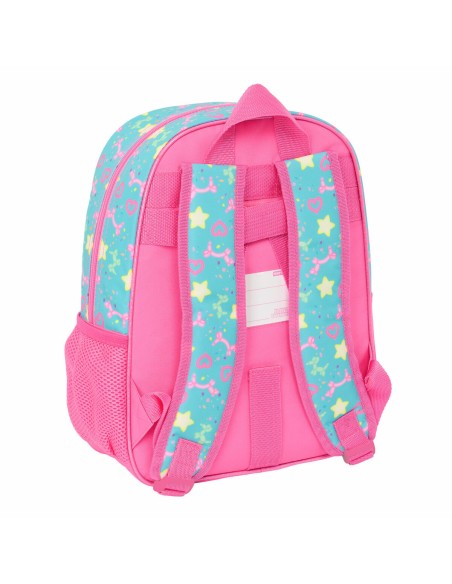 Cartable Gabby's Dollhouse Confetti Rose Turquoise 26 x 34 x 11 cm