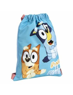 Sac à dos serré par des ficelles Bluey Bleu 27 x 33 cm