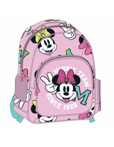 Cartable Minnie Mouse Fuchsia 32 x 15 x 42 cm