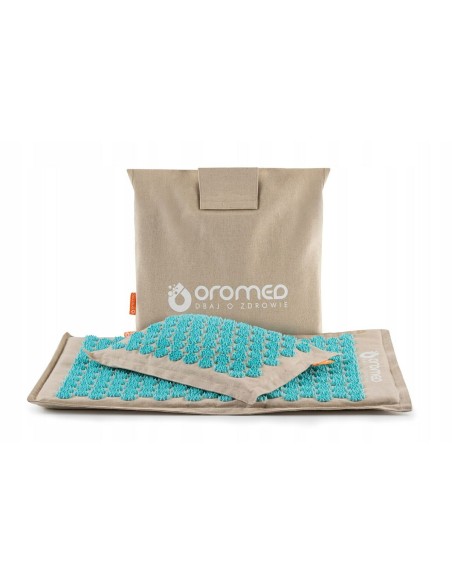 Tapis d'Acupression Matelassé Oromed ORO-HEALTH SZARY Gris 43 x 67 cm