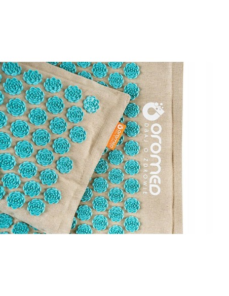 Tapis d'Acupression Matelassé Oromed ORO-HEALTH SZARY Gris 43 x 67 cm