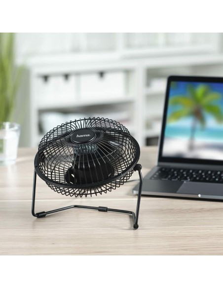 Ventilateur de Bureau Hama 00012160 Blanc Noir
