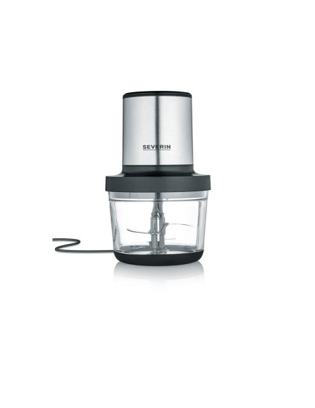 Hachoir Severin KM 3867 Noir Argenté Plastique 400 W 1 L