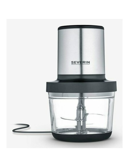 Hachoir Severin KM 3867 Noir Argenté Plastique 400 W 1 L