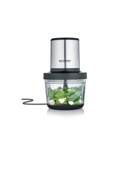 Hachoir Severin KM 3867 Noir Argenté Plastique 400 W 1 L