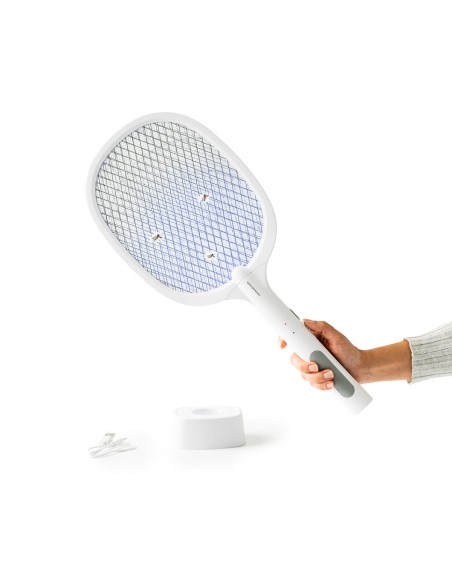 Raquette Anti-insectes Rechargeable 2 en 1 avec Lumière UV Elecfly InnovaGoods